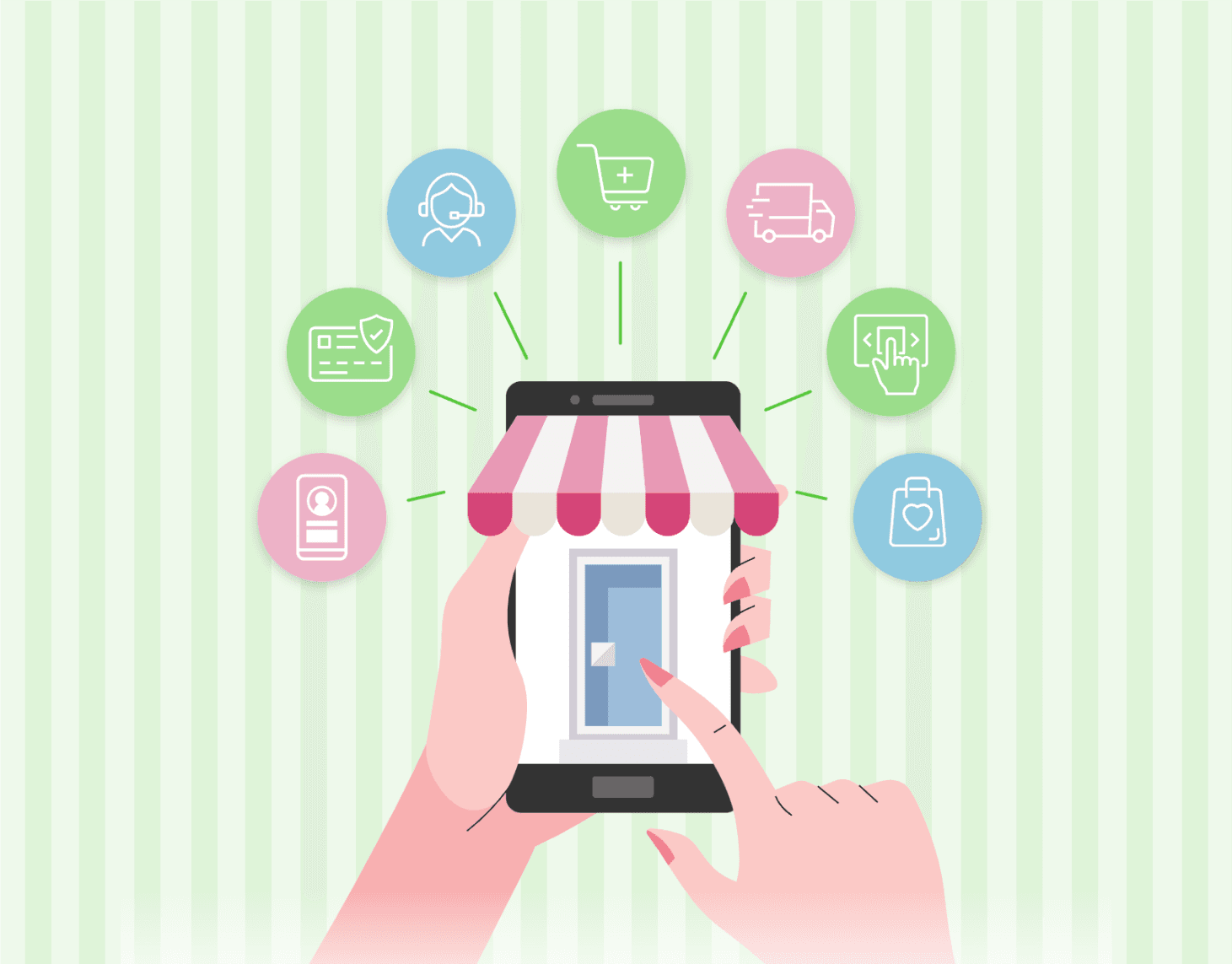 mobile shopping image